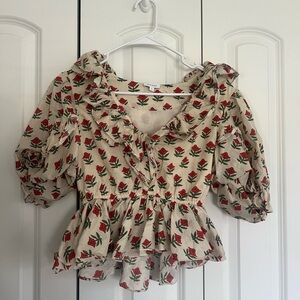Rhode Floral Elodie Blouse